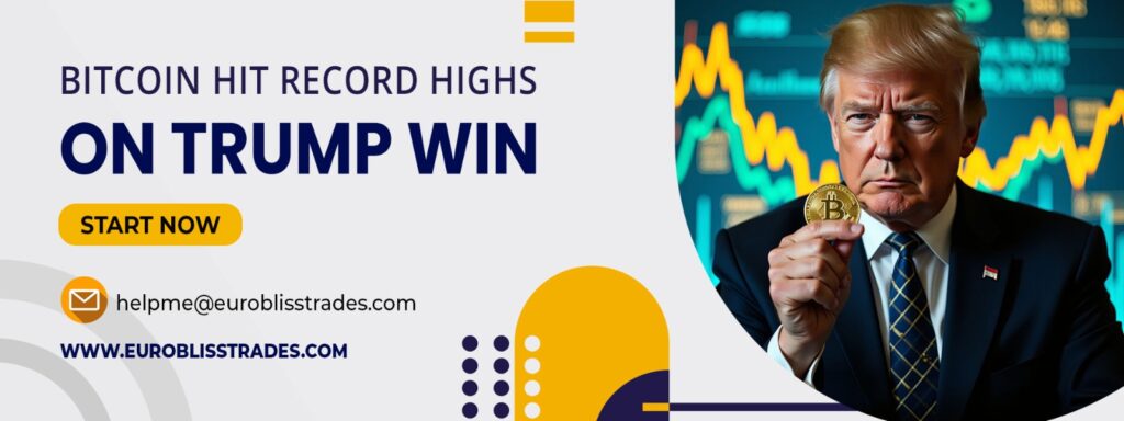 Bitcoin hit record highs in last three days on Trump win